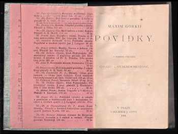 Maksim Gor‘kij: Povídky