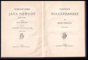 Jan Neruda: Povídky malostranské