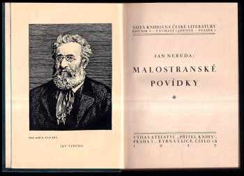 Jan Neruda: Malostranské povídky