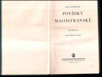 Jan Neruda: Povídky malostranské