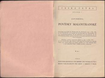Jan Neruda: Povídky malostranské