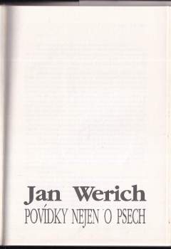 Jan Werich: Povídky nejen o psech
