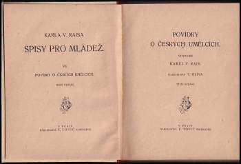 Karel Václav Rais: Povídky o českých umělcích