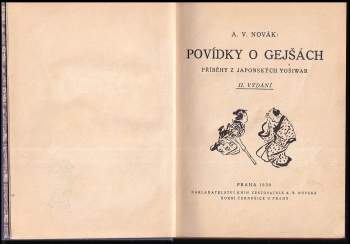 Václav Archibald Novák: Povídky o gejšách