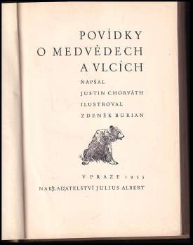 Justin Chorváth: Povídky o medvědech a vlcích