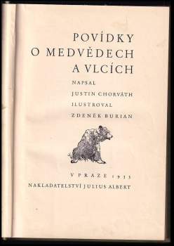 Justin Chorváth: Povídky o medvědech a vlcích