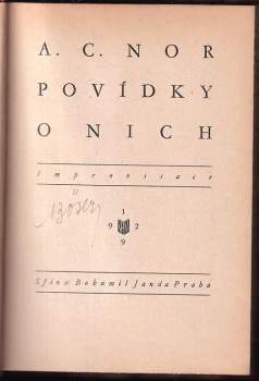 A. C Nor: Povídky o nich