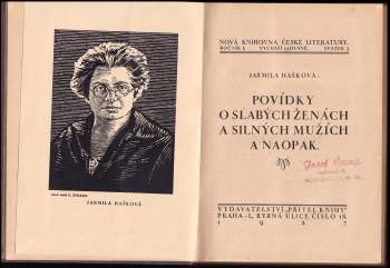 Jarmila Hašková: Povídky o slabých ženách a silných mužích a naopak