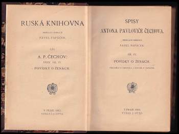 Anton Pavlovič Čechov: Povídky o ženách