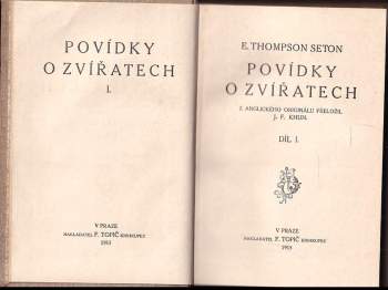 Ernest Thompson Seton: Povídky o zvířatech