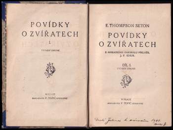 Ernest Thompson Seton: Povídky o zvířatech