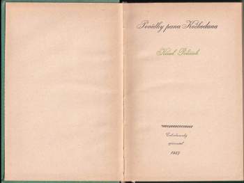 Karel Poláček: Povídky pana Kočkodana