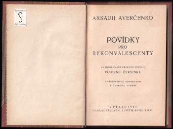 Arkadij Timofejevič Averčenko: Povídky pro rekonvalescenty