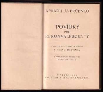 Arkadij Timofejevič Averčenko: Povídky pro rekonvalescenty
