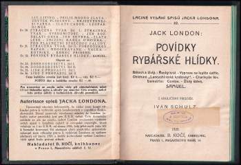 Jack London: Povídky rybářské hlídky