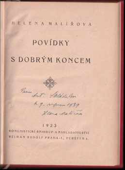 Helena Malířová: Povídky s dobrým koncem