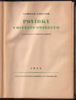 Achille Gregor: Povídky s ručením omezeným