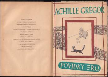 Achille Gregor: Povídky s ručením omezeným