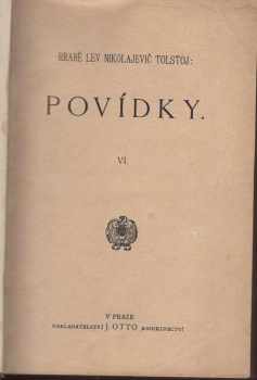 Lev Nikolajevič Tolstoj: Povídky