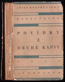 Karel Čapek: Povídky z druhé kapsy