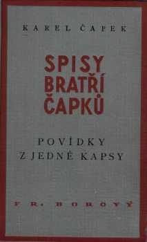 Karel Čapek: Povídky z jedné kapsy