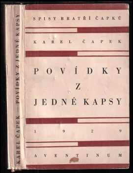 Karel Čapek: Povídky z jedné kapsy