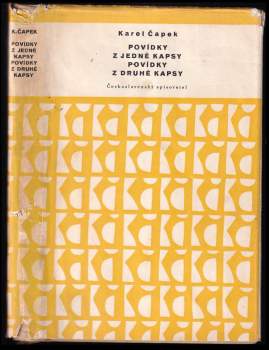 Karel Čapek: Povídky z jedné kapsy ; Povídky z druhé kapsy
