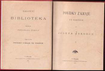 Josef Jakubec: Povídky z kraje ve verších