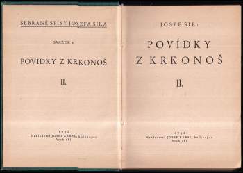 Josef Šír: Povídky z Krkonoš II