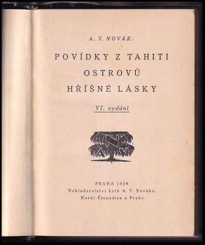 Václav Archibald Novák: Povídky z Tahiti, ostrovů hříšné lásky