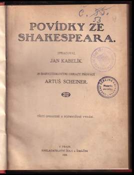 William Shakespeare: Povídky ze Shakespeara