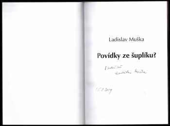 Ladislav Muška: Povídky ze šuplíku?