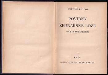 Rudyard Kipling: Povídky zednářské lože