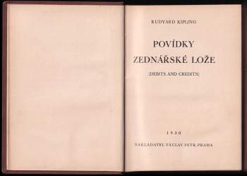 Rudyard Kipling: Povídky zednářské lože