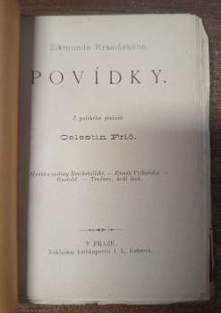 Zygmunt Krasiński: Povídky
