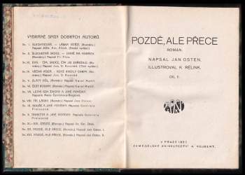 Jan Osten: Pozdě, ale přece