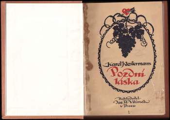 Karel Klostermann: Pozdní láska