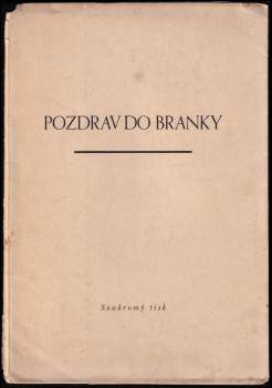 Pozdrav do Branky
