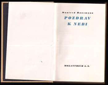 Manfred Hausmann: Pozdrav k nebi