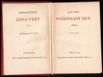 Jan Vrba: Požehnaný den