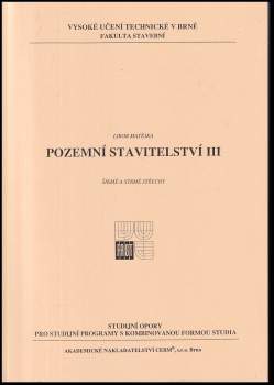 Pozemní stavitelství III