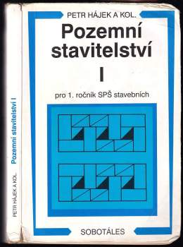 Pozemní stavitelství pro 1. ročník SPŠ stavebních