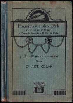 Poznámky a slovníček k Latinské čítance z Cornelia Nepota a Q. Curtia Rufa