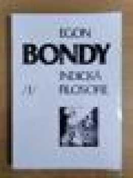 Egon Bondy: Poznámky k dějinám filosofie