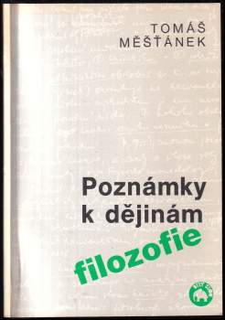 Poznámky k dějinám filozofie