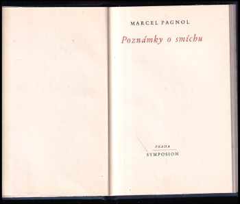 Marcel Pagnol: Poznámky o smíchu