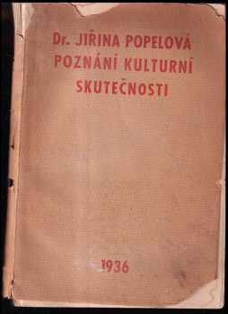 Poznání kulturní skutečnosti