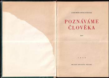 Jaromír Mysliveček: Poznáváme člověka