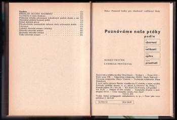 Mirko Fryček: Poznáváme naše ptáky