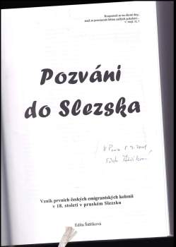 Edita Štěříková: Pozvání do Slezska